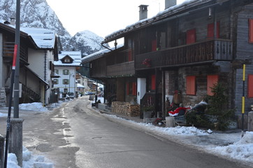 Fototapeta premium Winter in Sappada