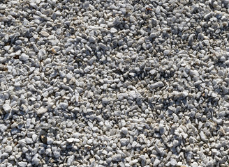 Pile of crushed stone.