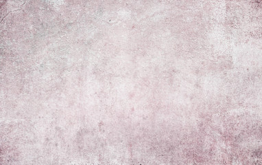 Old distressed pink grungy wall background