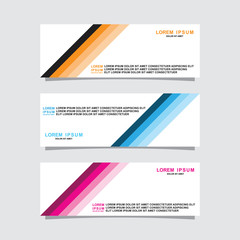 sale banner design with full color