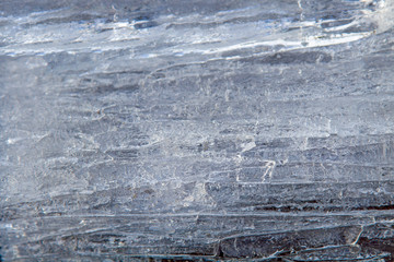 Fototapeta premium Eis - Schnee - Kristal - Frost - Struktur