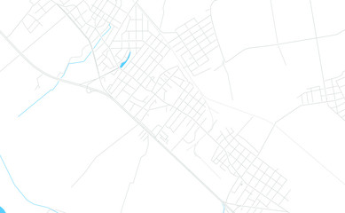 Artashat, Armenia bright vector map
