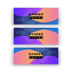 Fototapeta premium sale banner design with full color