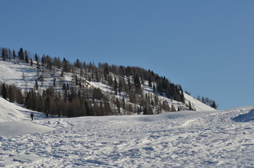Winter in mountain