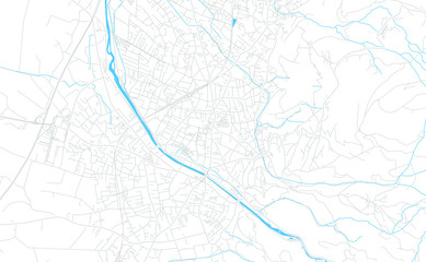 Dornbirn, Austria bright vector map