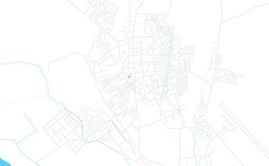 Nakhchivan, Azerbaijan bright vector map