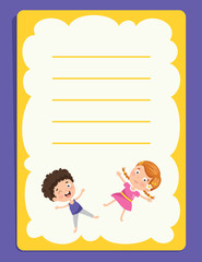 Blank Note Papers For Children Education