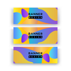 sale banner design with full color