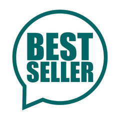 green vector banner best seller