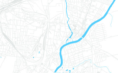 Orsha, Belarus bright vector map