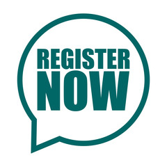 green vector banner register now