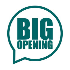 green vector banner big opening