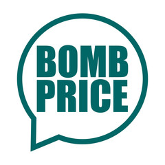 green vector banner bomb price