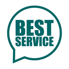green vector banner best service