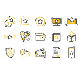 Loyalty line icons.