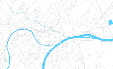 Namur , Belgium bright vector map