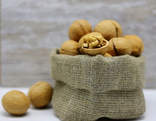 walnuts in a bag