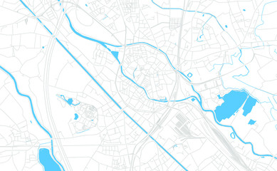 Mechelen , Belgium bright vector map