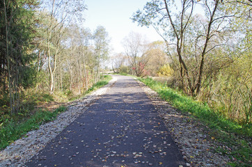 Ścieżka rowerowa asfaltowa