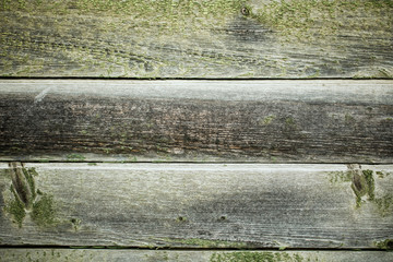 Old natural wooden shabby background.