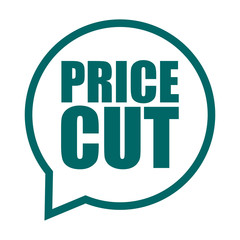 green vector banner price cut
