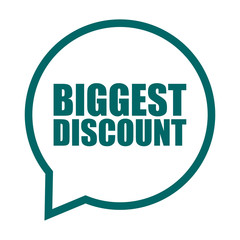 green vector banner biggest discount