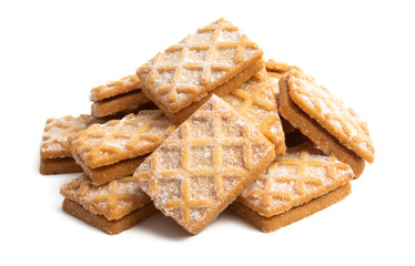 cookies with jam Isolated
