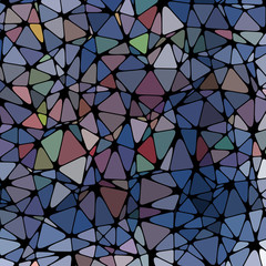 Abstract Low Polygon gradient Generative Art background illustration