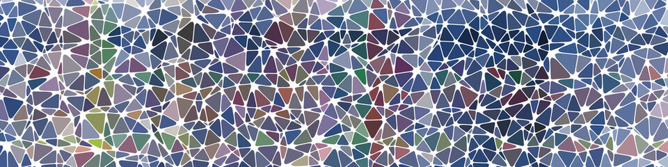 Abstract Low Polygon gradient Generative Art background illustration