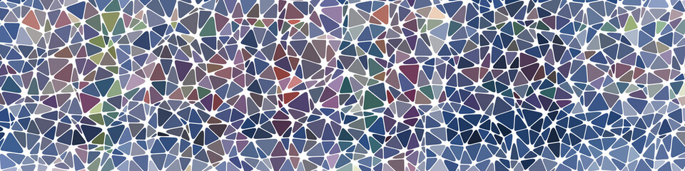 Abstract Low Polygon gradient Generative Art background illustration