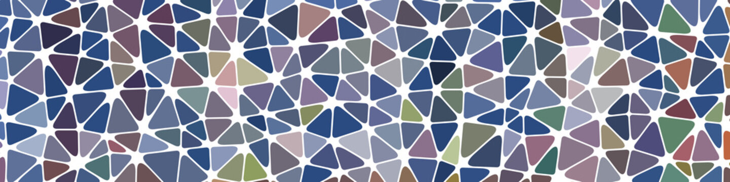 Abstract Low Polygon gradient Generative Art background illustration