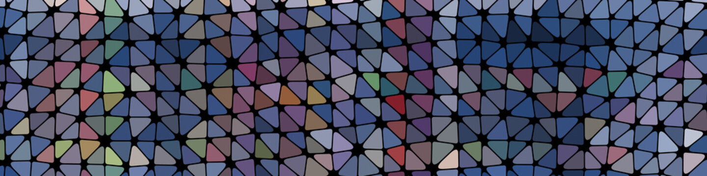 Abstract Low Polygon gradient Generative Art background illustration
