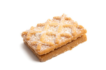 cookies with jam Isolated