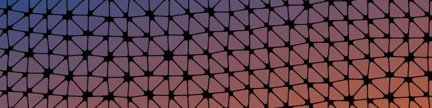 Abstract Low Polygon gradient Generative Art background illustration