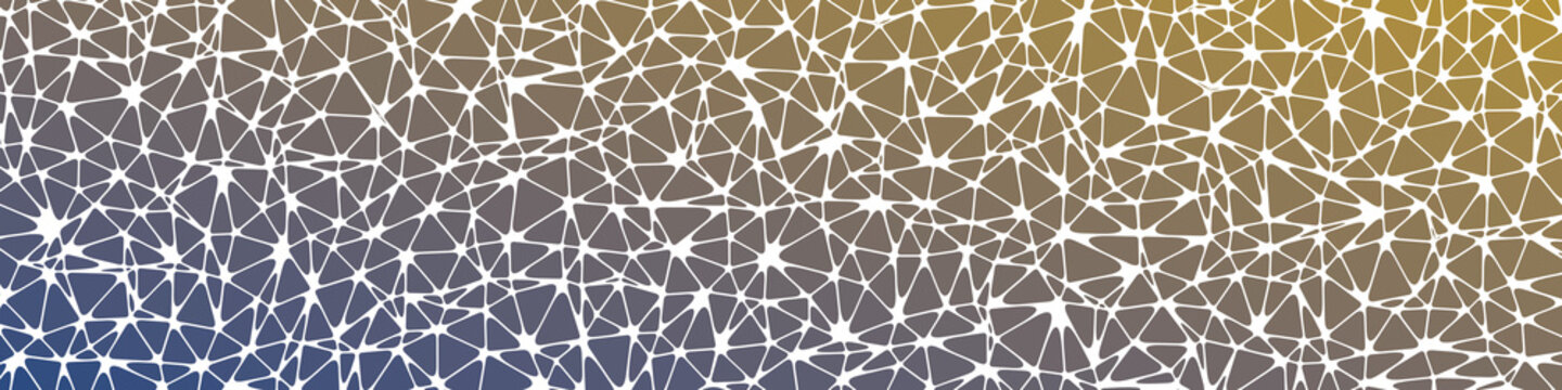 Abstract Low Polygon gradient Generative Art background illustration