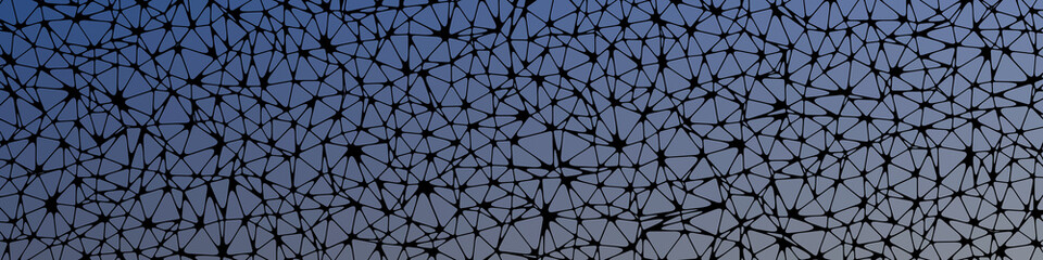 Fototapeta premium Abstract Low Polygon gradient Generative Art background illustration