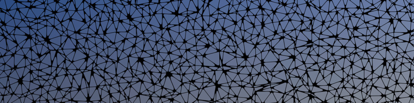 Abstract Low Polygon gradient Generative Art background illustration