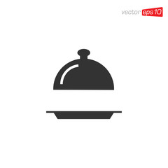 Dish Food Icon Design Illustration