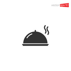 Dish Food Icon Design Illustration