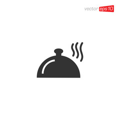 Dish Food Icon Design Illustration