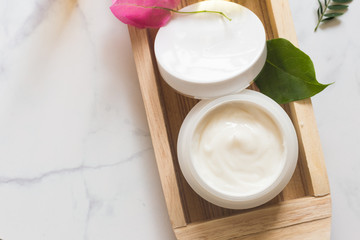 natural beauty product concept,spa aromatic,white background