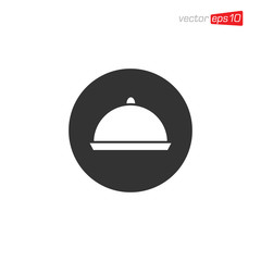 Dish Food Icon Design Illustration