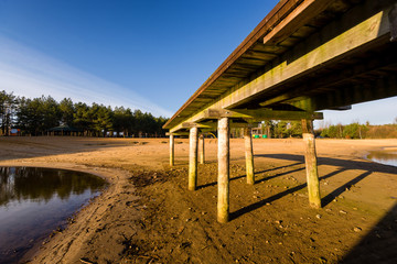 Plaża Bondary nad Zalewem Siemianówka , Podlasie, Polska © podlaski49