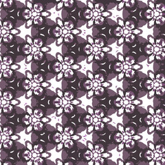 Seamless pattern in ornamental style. Geometric desing texture for gift.