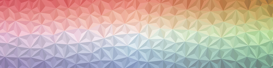 Abstract Low Polygon gradient Generative Art background illustration