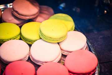delicious artisanal french mix macaroons