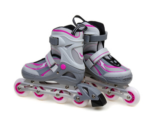 roller skates isolated on white