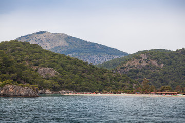 Sea and mountains in Turkey
