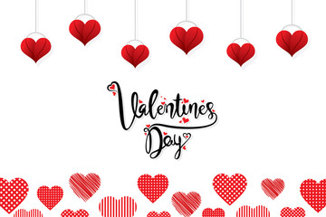 Happy Valentines Day poster design