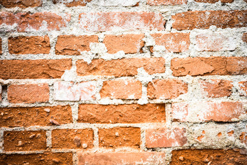 close up view of the bricks wall